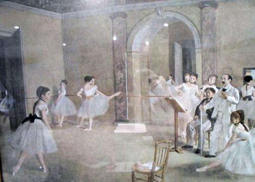Edgar Degas - The green room at the opera house - Retro French chick!!